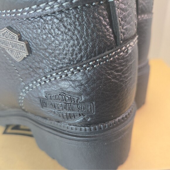Harley Davidson Women’s Tyler Ankle Boots 84280 Black Leather Size 5.5 - Picture 5 of 8